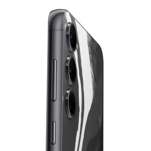 Black Marble Ink Galaxy S25 Skin